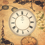 Beautiful Analog Vintage Clock Apk