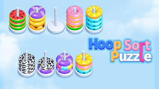 Hoop Sort Puzzle: Color Stack apkpoly screenshots 7