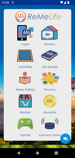 Android application ReMeLife screenshort