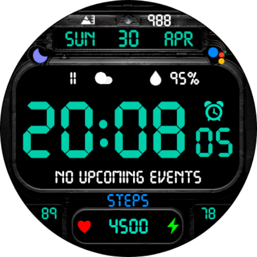 Digital V2 Watch Face Wear OS