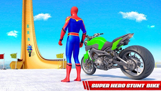 Bike Racing: Spider Moto Stunt Screenshot