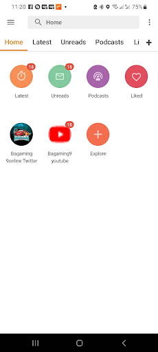 Android application bagaming9 screenshort