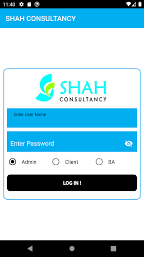SHAH CONSULTANCY APP Screen 2