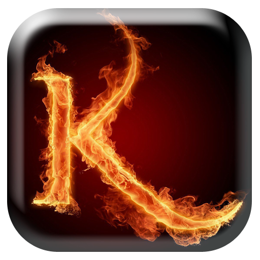 K Letters Wallpaper HD logo