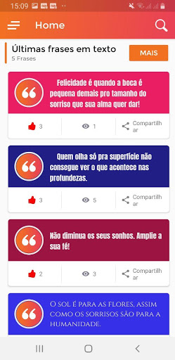 Pensamento Diário - Frases e S