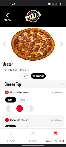 Screenshot of Ogden Valley Pizza