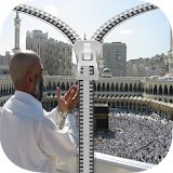 makkah al mukarramah zipper lock icon
