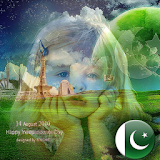 Pakistan Flag Photo Frame 2017 icon