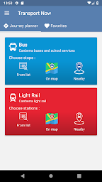 Transport Now lite Canberra - bus and lightrail