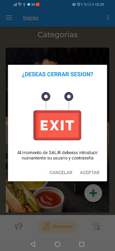 Android application Inviatto Delivery - Restaurant screenshort