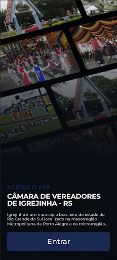 Android application Câmara Igrejinha RS screenshort
