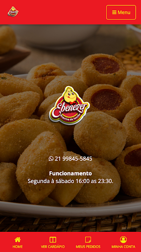 Android application Esquina do Lanche Ebenézer screenshort
