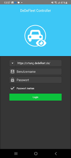 Android application DeDeFleet - Controller screenshort