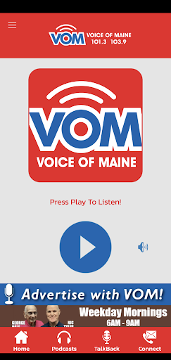 Android application The Voice of Maine VOM screenshort