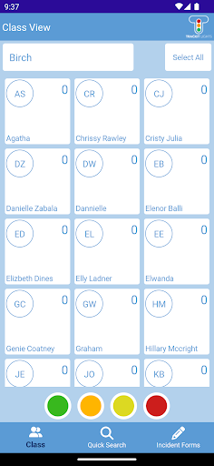 Trackit Lights Teacher App