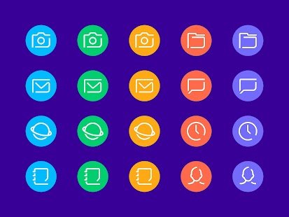 Delux - Icon pack (Round) Bildschirmfoto