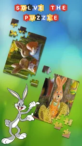 Easter Bunny Puzzle Game
