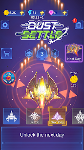 Dust Settle 3D MOD APK- Galaxy Attack (One Hit) Download 4
