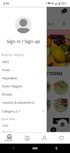 Fruit Box & Co Screen 2