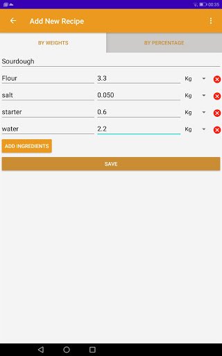Recipelator Recipe calculator