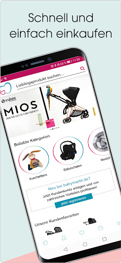 Android application babymarkt.de screenshort