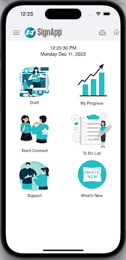 SignApp Screen 2