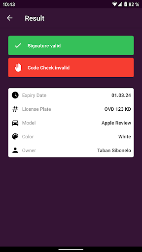 App screenshot