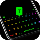 Led Neon Black Keyboard Theme icon