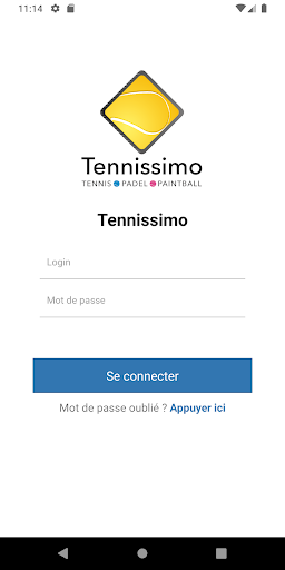 Android application Tennissimo screenshort