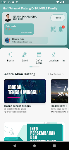 Android application HUMBLE Family screenshort