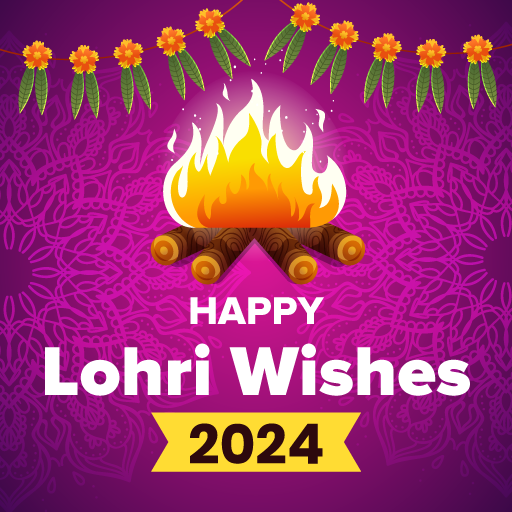 Happy Lohri Wishes 2024 logo