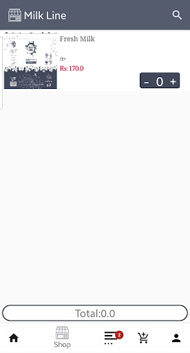 Milk Line Screen 3