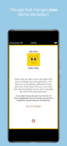 Android application myDay-yourDay screenshort