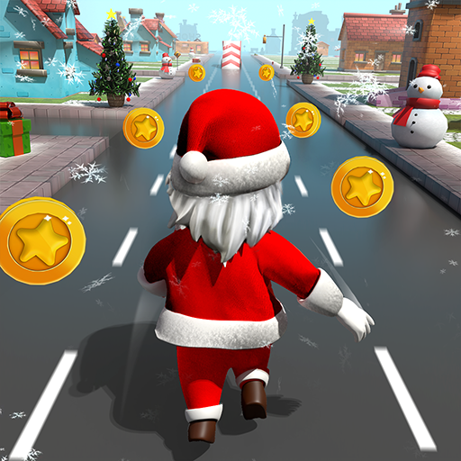 Fun Santa Run-Christmas Runner logo