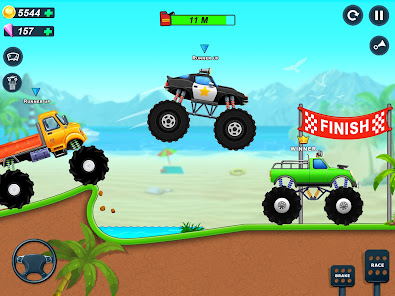 Screenshot 1 Monstruo Camión Niños Juegos android