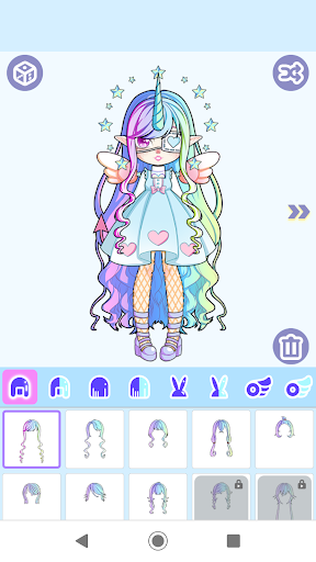 Android application Magical Girl Dress Up: Pastel screenshort