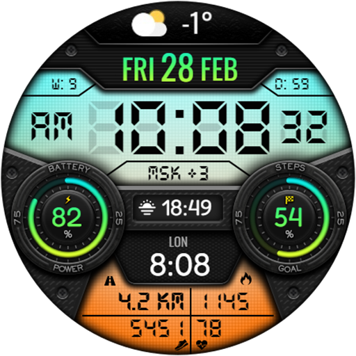 DIGI FRUMNA WD130 Watch face