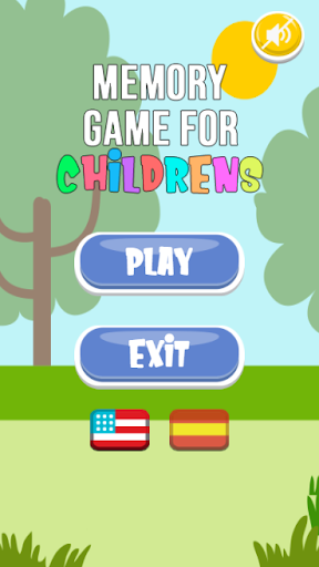 Android application Memory Game for Children screenshort