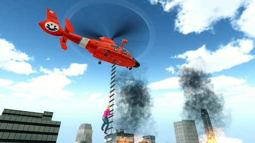 Android application Police Helicopter Simulator screenshort