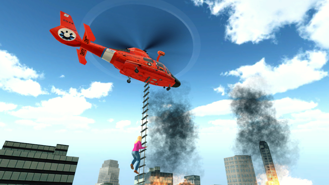 Police Helicopter Simulator 2.0 APK + Mod (Pembelian gratis) untuk android