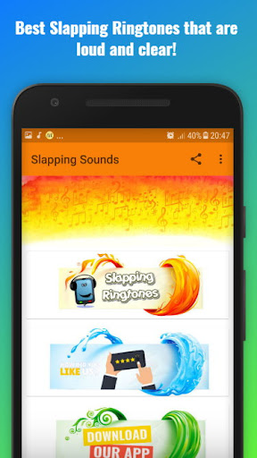 Android application Slapping Sounds screenshort
