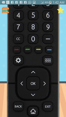 Remote Control For Hisense TVのおすすめ画像2
