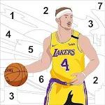 Basketball Color by Numbers Apk