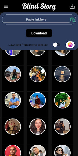 Blind story  - IG downloader Screenshot 1 - AppWisp.com