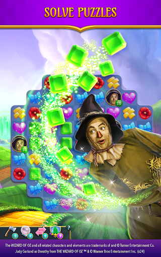 Screenshot of The Wizard of Oz Magic Match 3