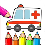 Cover Image of Download Coloring Ambulance Cars  APK