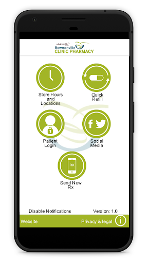 Android application Bowmanville Clinic Pharmacy screenshort