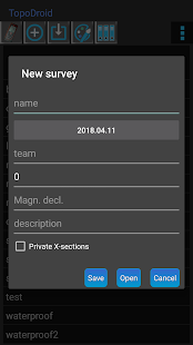 TopoDroid Screenshot