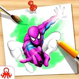 Coloring Books Super Hero icon