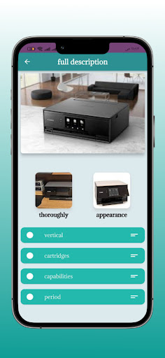 Android application Canon PIXMA TS9120 Guide screenshort